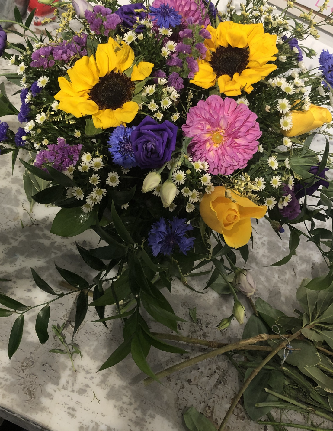 $95 Hand Tied Bouquet