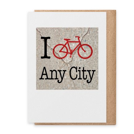 I Bike Creemore - Greeting Card