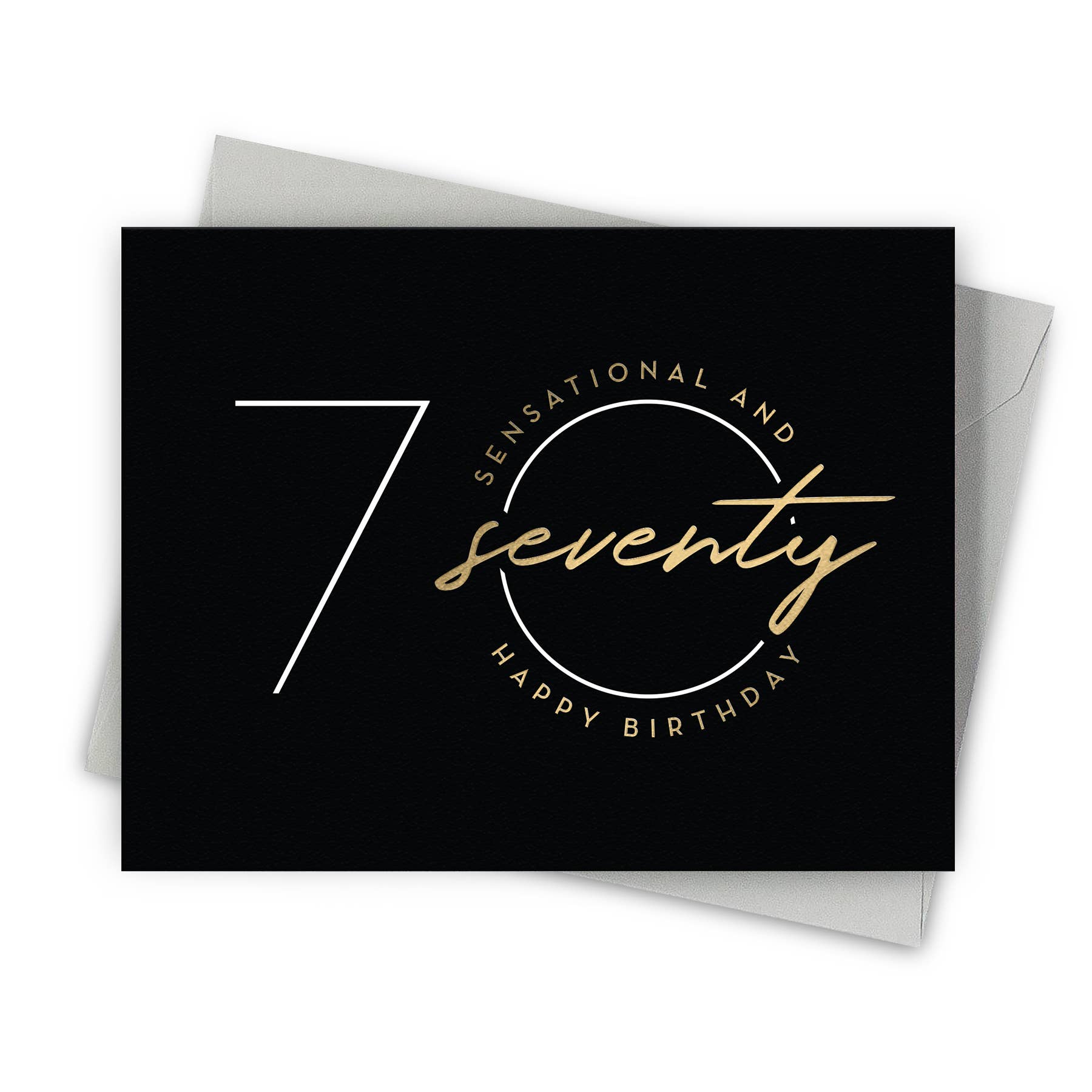 Sensational Seventy – Award Winning 70th Birthday Card