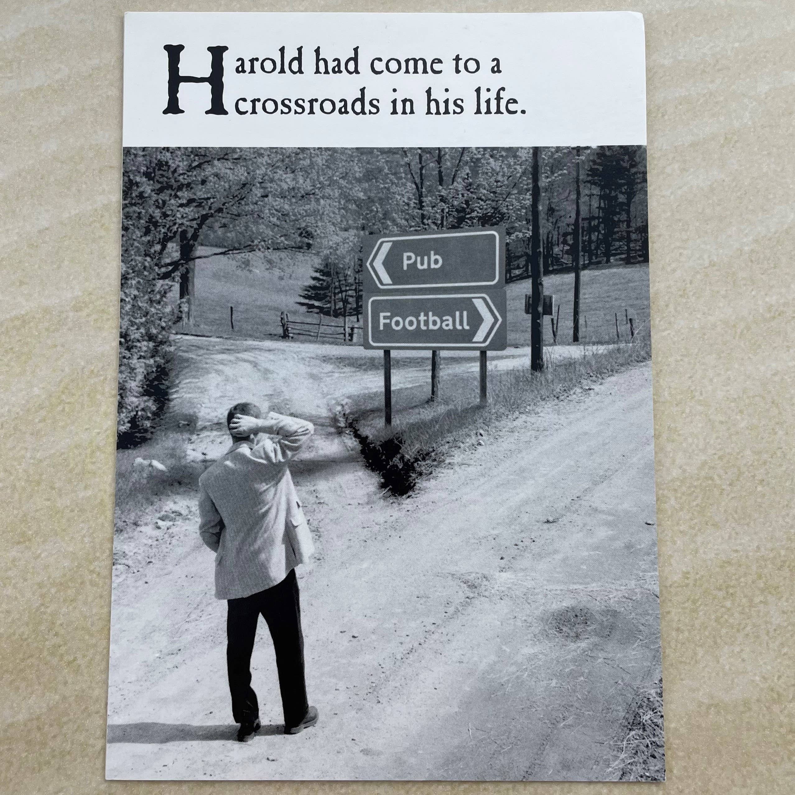 Crossroads Harold Birthday Greeting Card